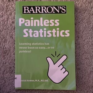 Barron's Painless Statistics Book